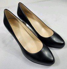 Cole Haan Womens Pumps Heels Black Leather Evening Shoes Size 6.5 B Evening Shoes price