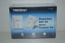 New Sealed 500Mbps Compact Powerline 500 AV Adapter Kit TPL-406E2K A Powerline Adapter price