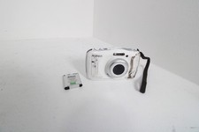 Nikon COOLPIX S33 13.2MP Digital Camera - Battery - White - Cracked Digital Cameras price