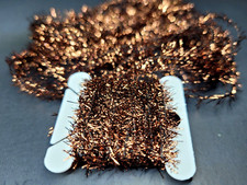 METALLIC CHENILLE - COPPER BROWN -7mm - 5 Yards - Fly Tying Materials - NEW! Chenille price