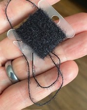 troutbum soft chenille black leech yarn (for tying mini leeches sizes 16-14-12) Chenille price