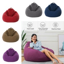 Bean Bag Chair Sofa Couch Cover No Filler Soft Washable Lazy Lounger Couch Sofa Bean Bag Chair price