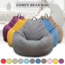 Large Bean Bag Couch Sofa Chair Cover Lazy Lounger Cover Adult Kids More Color Bean Bag Chair price