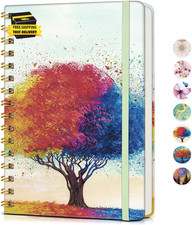 Lined Spiral Journal Notebook for Women, A5 Cute Hardcover Spiral Journals for W Hardcover Notebook price