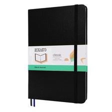 Rukasto Hardcover Notebook Blank Journal Sketchbook for Drawing, Medium Black Hardcover Notebook price