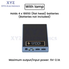 4x18650 DIY Power Bank Case Portable Digital 18650 Battery Charger Storage Box Portable Charger - Power Bank price