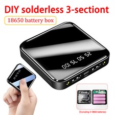 Portable DIY Power Bank Case Charger Box 3 Slot 18650 Battery Box Welding-Free Portable Charger - Power Bank price