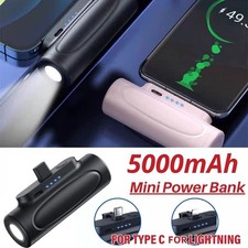 For iPhone& Android 5000mAh Portable Power Bank Mini Battery Charger LED Light Portable Charger - Power Bank price