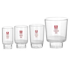 Chemistry Lab Glassware: 10-100ml Borosilicate Sand Core Crucible w/ G1-G6 Chemistry price