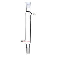 Deschem 200mm 24/40 Glass Liebig Condenser Lab Chemistry Disllation Column Chemistry price