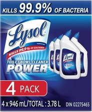 Lysol Toilet Bowl Cleaner, Power, For Cleaning and Disinfecting, Stain Removal, Cleaning Products price