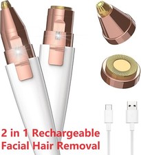 2in1 Facial Hair Removal Women Electric Remover Eyebrow Trimmer Shaver Epilators Epilators price