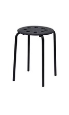 IKEA Marius Home, Study & Office Stool (45 cm, Black) Office Stool price