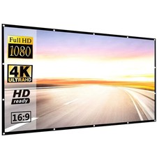 60" -150" Projector Screen HD Foldable Projection Curtain Outdoor Home Theater Projector Screen price