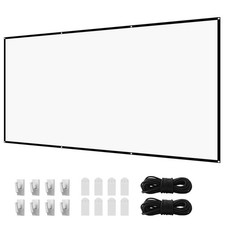 Uimoso 120-Inch 16:9 Wall-Mounted 4K HD Projection Screen for Home and Office Projector Screen price