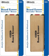 Chalkboard Eraser Wood Felt Blackboard Whiteboard Eraser Dustless Duster 2 PACK Whiteboard price