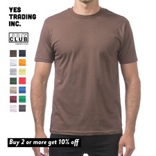 PROCLUB MENS COMFORT SHORT SLEEVE T SHIRTS PRO CLUB CASUAL COTTON T SHIRT S-5XL Men's T-shirt price