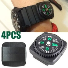 4pcs Mini Compass North Navigation Button for Paracord Bracelet Bag Strap Watch Compass price