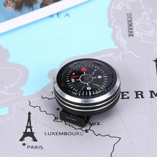 1Pc Slide on 25MM Watch Wrist Band Strap Compass For Outdoor Survival Tools Gift Compass price