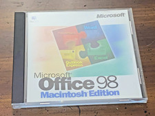 Microsoft Office 98 Macintosh Edition CD-ROM with CD Key Vintage Mac Software Office Software price