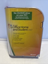 Microsoft Office Home and Student 2007 PC w/ Product Key Word Excel Power Point Office Software price