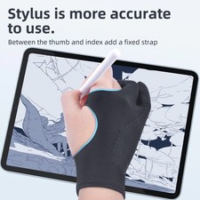 1PC Artist Drawing Glove for Any Graphics Drawing Table 2-finger Anti-Fouling Drawing Pad price