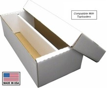 1600 Count Size Shoe Box 2-Row ASSEMBLED Sports Gaming Trading Card Storage Box Shoe Storage Box price