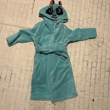 Girls Hooded Bathrobe Aqua blue Tie Baby Bathrobe price