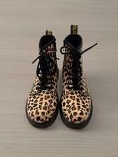 Dr. Martens 1460 Pascal Leopard Print Youth Girls Boots Size 3 US Side Zip" Girls' Boots price