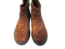Cat & Jack Girl's Cheeta Print Chelsea Boots Size 4 Girls' Boots price