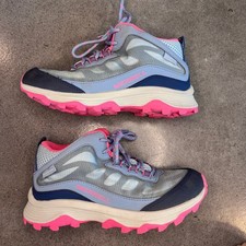 Merrell Moab Speed Mid waterproof hiking boots Youth girls size 1 outdoor shoes Girls' Boots price