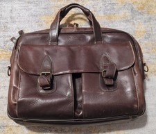 Franklin Covey  Men's Padded Briefcase Business Brown Leather Bag Men's Briefcase price