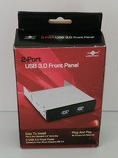 Rare New In Box VANTEC 2-Port USB 3.0 Front Panel Easy To Install Fits 3.5" Bay USB & Firewire Products price