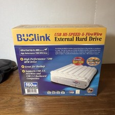 BUSlink 160 GB USB Hi/speed & Fire Wire  External Hard Drive Windows 98SE USB & Firewire Products price