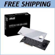 Stylish PCIe 4.0 X16 Card - 4-Bay NVMe M.2 RAID Support for Enhanced Performance USB & Firewire Products price