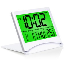 Betus Digital Travel Timer LCD Clock with Backlight - Compact LCD Desk Clock Desk Clock price