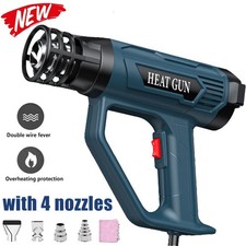 2500W Heat Gun Electric Hot Air Gun Dual Temperature Power Heater 4 Nozzles NEW Heaters price