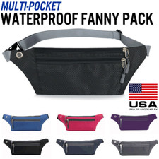 Waterproof Running Belt Fanny Pack Waist Pouch Outdoor Camping Hiking Travel Bag Men's Sports Bag price