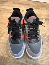 Air Jordan 4 Retro Infrared GS 2022 (DH6927-061) Size 6.5Y Youth Good Condition Boys' Casual Shoes price
