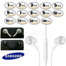 OEM Samsung AKG Headset Earphones Headphones Galaxy S10+ S10 S9 S8 Note 8 9 Lot Headphones price
