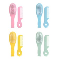 Baby Hair Brush & Comb Children Bath Brush Soft Nylon Bristles Cradle-Cap Brush Baby Hair Brush-Comb price