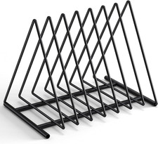 Triangle Desk File Organizer, 7 Slots Metal File Sorter Magazine Holder Document Document Rack price