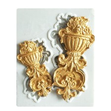 3D Relief Baroque Silicone Fondant Mould Cake Decorating Sugar Paste Mold DIY Relief Paste price