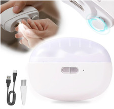 Electric Baby Nail Clippers with LED Light, USB Rechargeable Baby Nail Trimmer E Baby Nail Clippers price