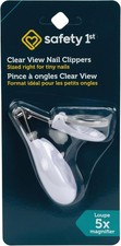 Safety 1st Clear View Baby Nail Clippers, Grey – 5X Magnifying Lens and Easy-Gri Baby Nail Clippers price