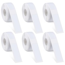 6 Rolls Label Maker Tapes for Phomemo D30, 960 Pcs 12 x 40mm 12 x 40mm, White Label Maker price