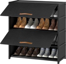 Shoe Rack, 5 Tier Shoe Storage Cabinet with Door 20 Pair Plastic Shoe Shelves Or Shoe Cabinet price