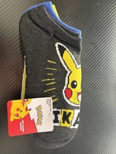 Pokémon Boys No Show Socks 6 Pairs (Shoe Size 10-4 or Medium) NWT $12 Boys' Socks price