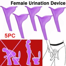 5pcs Portable Female Woman Ladies She Urinal Urine Wee Funnel Camping Travel Urinal price