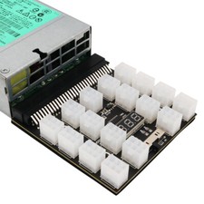 PCI-E 17x 6Pin 1200W Mining Power Breakout Board Adapter for HP Server PSU GPU Server Accessories price